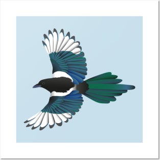 Magpie Posters and Art